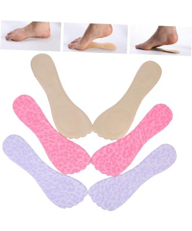 3 Pairs Flower Shaped High Heel Insoles - Height Enhancing Non-Slip Shoe Pads for Women - Buy Online on GoSupps.com