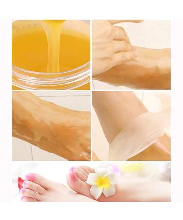 Lamilee Honey Milk Foot Wax - Moisturizing Peel Off Mask for Hydrating and Nourishing Foot Care - Buy Online on GoSupps.com