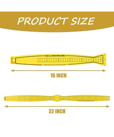 Portable 80 cm Fish Measuring Board - Foldable Marine Measuring Tool for Kayak & Boat Fishing - Buy Online on GoSupps.com