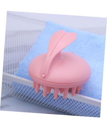 Partykindom 3-in-1 Shower Hairbrush & Scalp Massager for Hair Growth - Pink Shampoo Brush with Automatic Massage Function - Buy Online on GoSupps.com