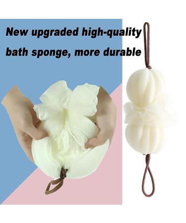 Large 80g Blue Bath Loofah Sponge Exfoliating Body Back Scrubber - Buy Online on GoSupps.com