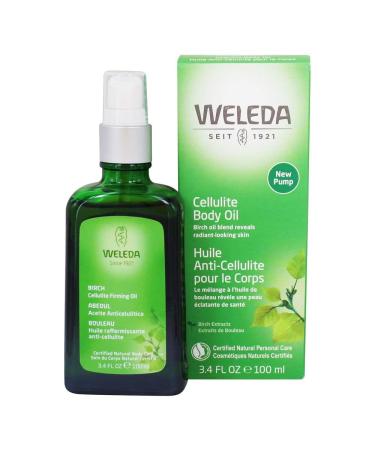Weleda Cellulite Body Oil Almond Extracts Sensitive Skin 3.4 fl oz (100 ml)