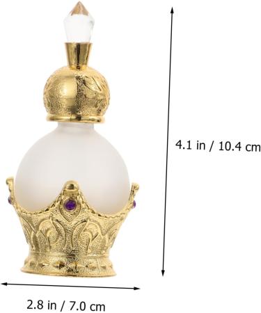Beaupretty 2 Pcs Golden Perfume Bottle Diffuser - Travel-Friendly Composite Material | 9x4x4cm - Buy Online on GoSupps.com