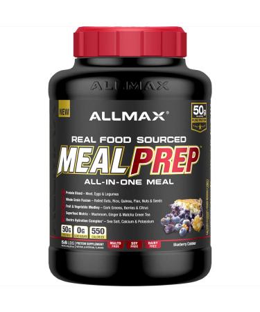 ALLMAX Nutrition Real Food Sourced Meal Prep All-in-One Meal Blueberry Cobbler 5.6 lb (2.54 kg)