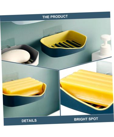 IMUSINICE 1pc Drain Soap Dish Plastic Soap Container Draining Soap Holder Bathroom Soap Holder Bar Soap Holder Shower Soap Holder Travel Soap Practical Soap Holder Household Pp Storage Box - Buy Online on GoSupps.com