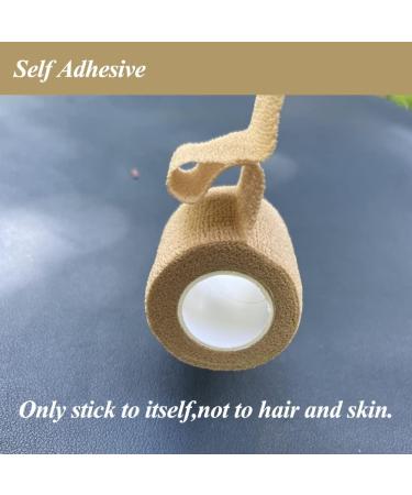 2 Black Vet Wrap 12 Pack - Self Adhesive Bandage Wrap for First Aid - 5 Yards Flexible & Breathable Bandage Wrap for Sprains Protection - Buy Online on GoSupps.com