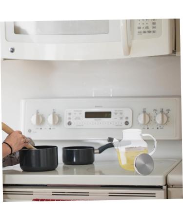Zerodeko Kitchen Oil Tank Oil Bottle Large Capacity Oil Pot Glass Containers for Liquids Olive Oil Glass Dispenser Oil and Vinegar Bottles Kitchen Oil Pot Oil Can Leakproof Tanker Blush - Buy Online on GoSupps.com