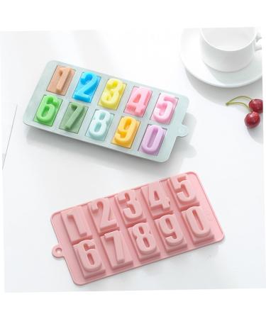 Milisten 2pcs Ice Cube Mold Molde De para Chocolate Candy Mold Chocolate Mold Soap Mold Tuile Molds Silicone Molde De para Resina Silicone Candle Molds Ice Mold Handmade Soap Happy Birthday 20.8*11.2*1.9cmx2pcs As Shownx2pcs - Buy Online on GoSupps.com
