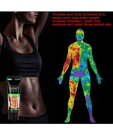 80g Hot Slimming Cream for Belly Fat Burning & Cellulite Reduction | Abdominal Muscle Enhancer Tighten Gel - Buy Online on GoSupps.com