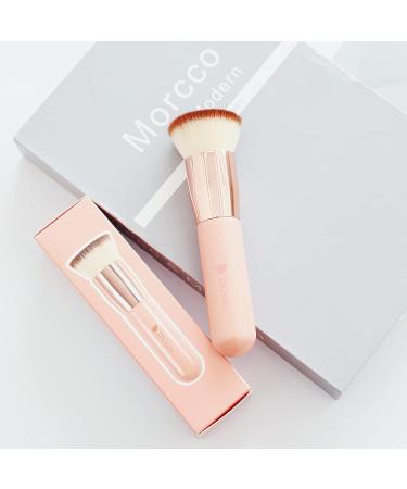 DUCare Flat Top Kabuki Foundation Brush - Professional Synthetic Makeup Tool for Liquid, Mineral Powder & Blending - Pink - Buy Online on GoSupps.com