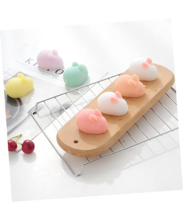 2pcs 3D Rabbit Mousse Molds Cake Animal Resin Silicone Molds Easter Jelly Cake Mold Easter Ice Cube Trays Silicone Baking Mold Easter Bunny Mixer Timer Oven Clay Candy Fondant Mold Assorted Color 14.9X20.9CM - Buy Online on GoSupps.com