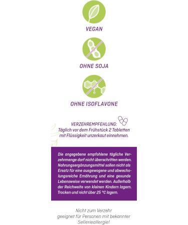 Menoelle Menopause Tablets - Hormone-Free Vegan Estrog-100 for Hot Flashes & Insomnia | 60 Tabs/Month - Buy Online on GoSupps.com