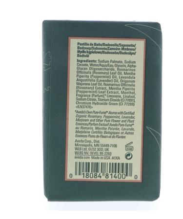 Buy Aveda Rosemary Mint Bath Bar 200g - Refreshing Herbal Soap for All Skin Types | International Shipping Available - Buy Online on GoSupps.com