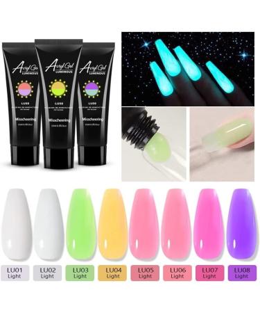 30/15ml Polish Acrygel for Nail Clear Gel Nail Crystal Gel Nail Polish Varnish for Nail Extension LED Hard TSLM2 - (Color: 50Pcs Stickers Style A) 50pcs Stickers / Style a - Buy Online on GoSupps.com