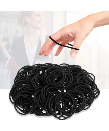 200 Pack Black Small Hair Ties Elastic Bands (4mm) - Anezus - Buy Online on GoSupps.com