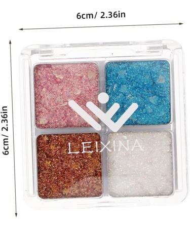 PAMINGONO 2pcs Glitter Eye Makeup Decorative Eyeshadow Makeup Glitter for Eyes Glitter Sequins Eyeshadow - Buy Online on GoSupps.com
