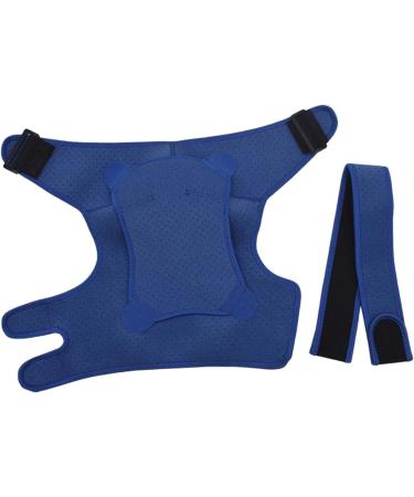 Amagogo Adjustable Shoulder Support & Compression Sleeves for Men & Women - Optimal Protection for Gym Fitness & Sports - Dark Blue - Buy Online on GoSupps.com