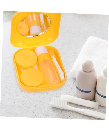 Buy SOLUSTRE 4pcs Contact Lens Case - Durable Storage Box for Contact Lenses | Mini PP Frame Holder - Buy Online on GoSupps.com