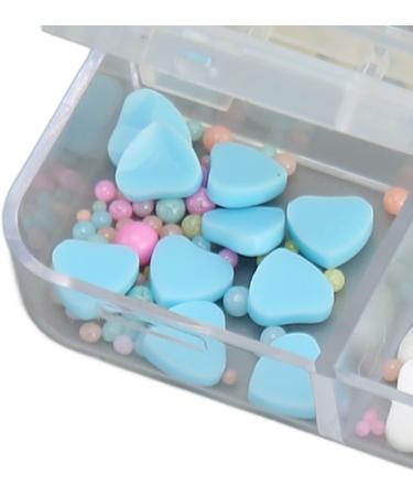 Nail Decorations Heart Nail Art Ornaments 1 Box Multipurpose Safe Resin Multiple Sizes Attractive for Nail Salon - Buy Online on GoSupps.com