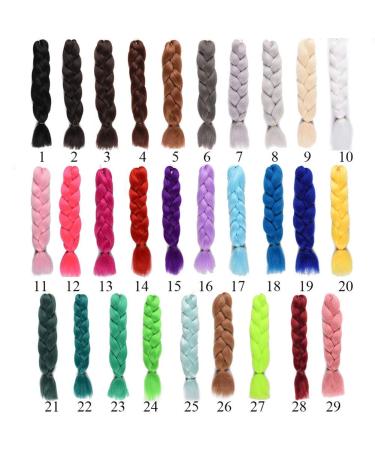 Lime Color Kanekalon Braiding Hair Crochet Synthetic Jumbo Braids 24 Inch 3pcs/Lot - Twist, Box Braids, 3 Pack - Buy Online on GoSupps.com