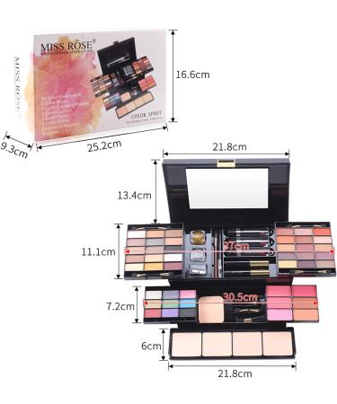 CHSEEO Multi-purpose Makeup Kit - All-in-One Pro Gift Set with Lip Gloss, Blush, and Eyeshadow Palette - Highly Pigmented Cosmetic Collection - Buy Online on GoSupps.com