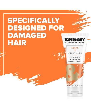Toni & Guy Leave In Conditioner for Damaged Hair - Controls Frizz, Protects Against Humidity - 100ml - Buy Online on GoSupps.com
