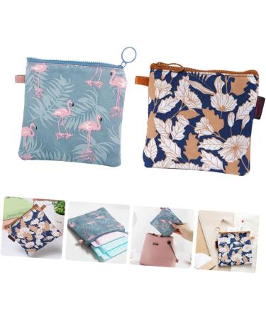 Plafope 4-Piece Women's Bandage Bags - Premium Linen Cosmetic & Menstrual Storage Bags - Buy Online on GoSupps.com