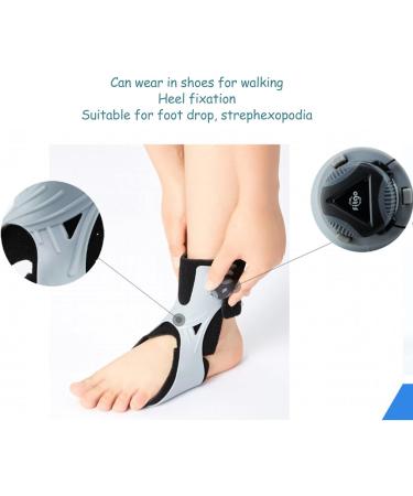 Portable Drop Foot Orthosis Support Brace - Breathable Ankle Stabilizer & Pain Reducing Splint for Right Foot - Buy Online on GoSupps.com