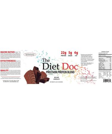 Buy The Diet Doc Precision Protein Blend 2.2lb - Belgian Chocolate | Premium International Shipping - Buy Online on GoSupps.com