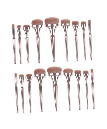 Beaupretty 18 Pcs Makeup Professional Makeup Brush Powder Brush Makeup Brush for Woman Cosmetics Brush 19X3X3cmx2pcs As Shownx2pcs