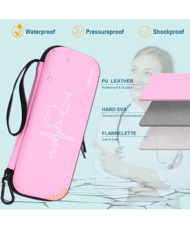 MEUUT 11 pcs Nurse Stethoscope Case Kit - First Aid Bag with Accessories for Nurses - Pu_pink - Buy Online on GoSupps.com