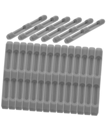 Osaladi 10 pairs of glasses protection sports glasses sports glasses Sports sunlasses glasses stubborn glasses stubborn spikes sleeve glasses band holder silicel-glass ear bracket M gray