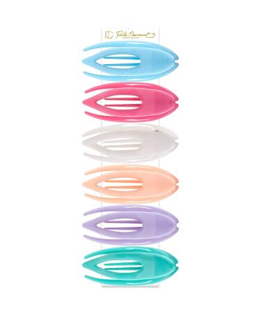 High-Quality RC Roche 6-Piece French Hair Clip Set for Women & Girls - Firm Non-Sliding Large Pastel Curved Hair Clamps - Buy Online on GoSupps.com