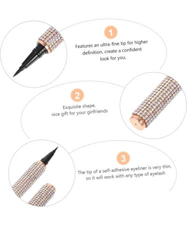 PAMINGONO 1pc Eyeliner Pen Liner Lash Glue Pen Eye Makeup Pencil Eye Beauty Pen Cosmetic Pen Eyelash Plastic 1 count (Pack of 1) As Shown - Buy Online on GoSupps.com
