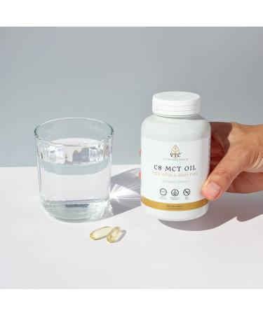 VTC VitaTradingCo. C8 MCT Oil Capsules | Naturally Derived Caprylic C8 Supplement | Coconut Oil Pills | Sustained Energy | Keto Friendly Non GMO | 100 Softgels - Buy Online on GoSupps.com