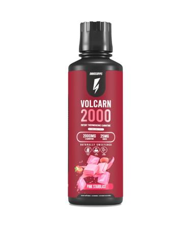InnoSupps Volcarn 2000 - Liquid L-Carnitine, Boost Energy, Caffeine Free, No Artificial Sweeteners, 32 Servings (Pink Starblast) - Buy Online on GoSupps.com