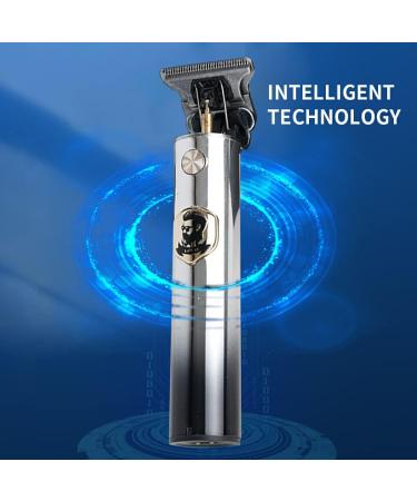 Allayu Electric Hair Clippers USB Charging Professional Cordless Trimmer Travel Household Barber Shaver Gift Men Male Silver - Buy Online on GoSupps.com