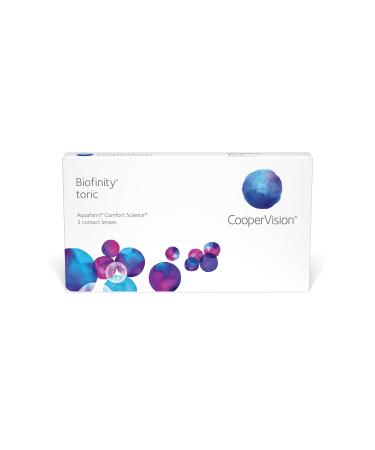 Biofinity Toric monthly soft lenses 3 pieces / BC 8.70 mm / DIA 14.5 / CYL -2.25 / AXIS 90 / -3.5 diopters