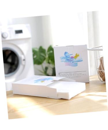 VANZACK 48 Pcs Washing Paper Laundry Stain Removers Eraced Clothes Stain Remover Washer Stain Remover Laundry Paper Dye for Clothes Color Paper Wash and Care Confetti As Shownx2pcs mediumx2pcs - Buy Online on GoSupps.com