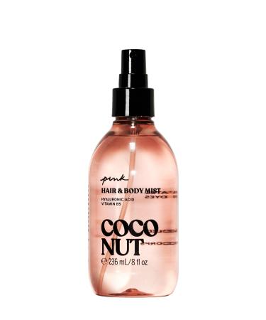 Victoria's Secret PINK Coconut Hair & Body Mist Perfume Spray for Women (8 oz)