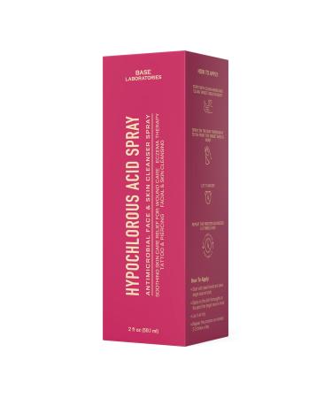 BASE LABORATORIES Hypochlorous Acid Spray for Face & Skin - Travel Size - Facial Toner Spray & Cleaner - Skin Repair Solution helps reduce redness, Irritations, acne - HOCL Molecule Spray 2oz 2 Fl Oz (Pack of 1) - Buy Online on GoSupps.com