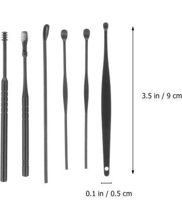 Healeved 6pcs Ear Wax Removal Tool Professional Ear Cleaners for Adults Easy to Use - Buy Online on GoSupps.com