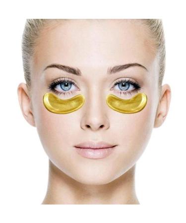 NYKKOLA Gold Collagen Eye Mask - Anti-Aging & Moisturizing Gel Pads for Dark Circles, Puffiness & Wrinkles (10 Pairs) - Buy Online on GoSupps.com