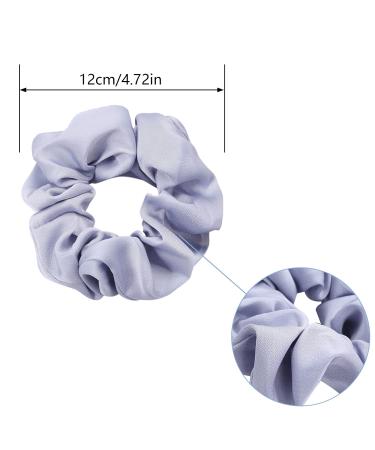 Elegant Silk Hair Ties - 6 Soft Scrunchies for Women & Girls | Luxury Hair Bands & Ponytail Holders - Buy Online on GoSupps.com