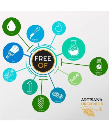 Artisana Organics Raw Virgin Coconut Oil 14 oz - Organic Healthy Cooking Oil - Buy Online on GoSupps.com