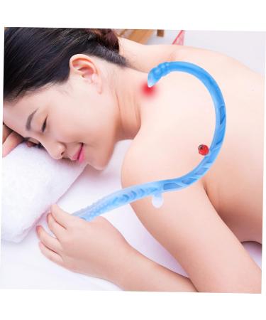 Beaupretty 2-Pack Hook Back Massage Device - Self Muscle & Foot Massage Tool Neck & Trigger Massage Handy 46.5x27cm Blue - Buy Online on GoSupps.com