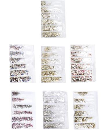 DIY Nails Rhinestones Nail Art Cosmetics Clothes Design Jewels Diamond Accessories Style4 nail rhinestones kit - Buy Online on GoSupps.com