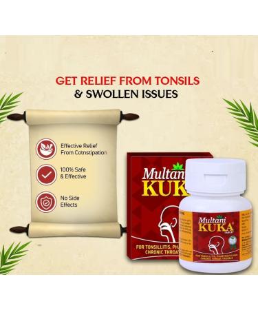 Dalal Kuka Tablet - Natural Ayurvedic Relief for Tonsillitis & Pharyngitis | 50 Tablets - Buy Online on GoSupps.com
