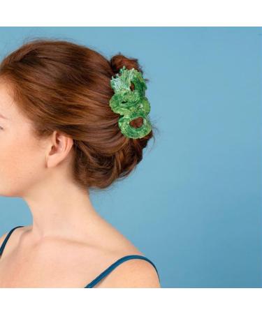 AJTUTUS Delicate Chinese Loong Hair Claw for Woman Girl Skincare Makeup Hair Clip for Thin Hair Nonslip Delicate Hair Clip - Buy Online on GoSupps.com