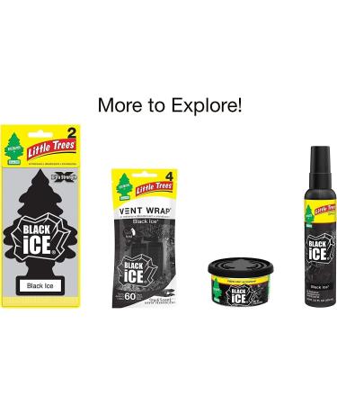 Little Trees Car Freshener Black Ice 10-Pack - Long-Lasting Scent for Your Vehicle - Buy Online on GoSupps.com